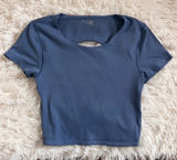 OFFLINE by Aerie Real Me Xtra Blue Workout Top Photo 0