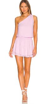 Krisa Pink one shoulder dress Photo 0