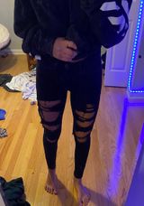 American Eagle Outfitters Black Jegging Photo 0