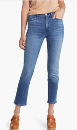 Frame Denim Dark Blue Le High Straight Jeans  Photo 0