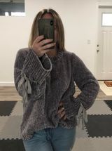 Oversized Sweater Purple Size L Photo 0