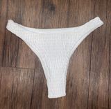 White Bikini Bottoms Size M Photo 0
