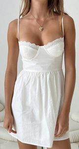 Princess Polly Lyonne Mini Dress - White Photo 0