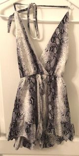 Snakeskin Romper Multiple Photo 0