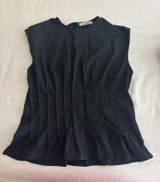 Abercrombie pleated black top Photo 0