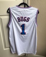 BUGS BUNNY SPACE JAM JERSEY COSTUME White Size XL Photo 0