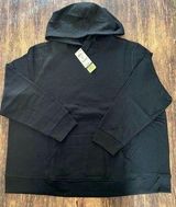 Ideology  Pullover Hoodie Women's Pockets Drawstrings Black Plus Size 3X Photo 0