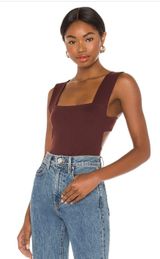 Free People Square Neck Bodysuit Photo 0