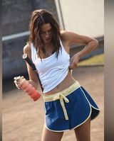 NWOT Free People Right Hook Boxer Shorts Atlantic Combo Sz small Photo 0