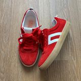Cruza Red Made in Portugal Red & White Low Top Sneakers Size 37 Photo 0