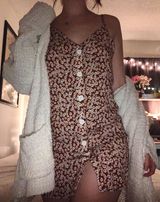 Cream Popcorn Cardigan Size XL Photo 0