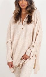 Around The Clock Pullover Tunic Sweater Photo 0