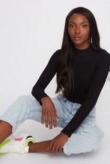 Charlotte Russe Mock Neck Body Suit Photo 0