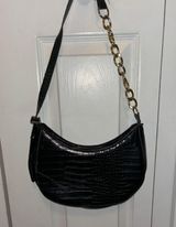 Black Leather Mini Purse Photo 0