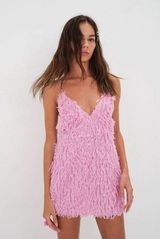 For Love and Lemons Kamara pink mini dress. Size Small Photo 0