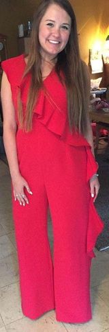 Antonio Melani Red Jumpsuit Photo 0