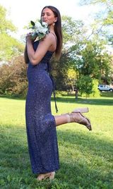 sparkly blue prom dress Photo 0