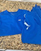 FIGS Royal Blue  Scrub Set Photo 0