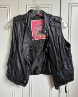 Bernardo Black Leather Vest Photo 0