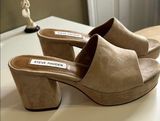 Steve Madden RELAX Women's Tan Platform 3” Heel Sandals Photo 0