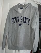 Penn State Hooded Sweatshirt Gray Size L Photo 0