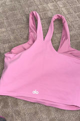 Alo Bra Tank Yoga Real Airbrush Photo 0
