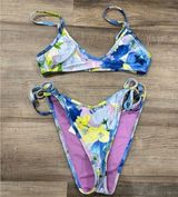 Floral Bikini Set with Tie Sides Photo 0