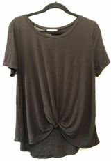 Anthropologie Black Knott Bottom Top Photo 0