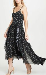 Gothcore Flower Dress Black Size L Photo 0