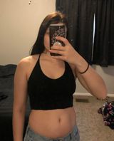 Charlotte Russe Crochet Crop Top Photo 0