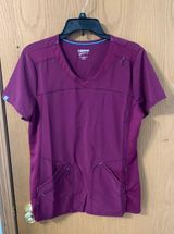 Scrubstar Maroon Scrub Top Photo 0