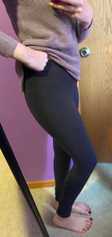 Old Navy Grey Fleece Leggings Photo 0