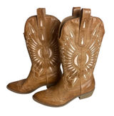 Altard State Size 7 Bandera Cut Out Western Cowboy Boots Pull On Brown Country Photo 0