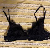 Victoria's Secret Black Lace Bralette Photo 0