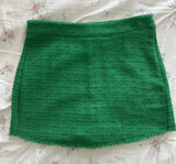 Green Tweed Skort Photo 0