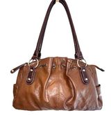Bueno Elegant Brown Leather Handbag Photo 0