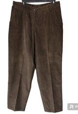 Woolrich  1964 Women’s Brown Corduroy Pants Loden Wide Leg High Waist Size 16 Photo 0