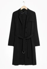 & Other‎ Stories Womens Academia Single Breasted Lightweight Trench Coat Size XS Photo 0