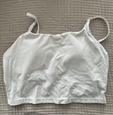 Amazon white  sports bra crop top Photo 0