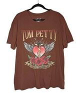 Hybrid Apparel Tom Petty & The Heartbreakers Graphic Band T-Shirt Size XL Brown Photo 0