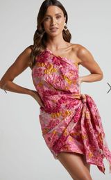 One Shoulder Mini Dress Photo 0