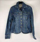Vintage Blue Denim Jacket Size 6 Photo 0