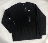 Nike Black Crew Sweatshirt Pullover Photo 0