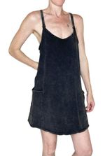 Free People Movement Activewear Black Sleeveless Skort Mini Dress Photo 0