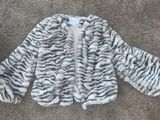 Olivaceous Faux Fur Jacket Photo 0