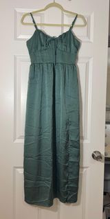 Lucky Brand  Long Green Dress Photo 0