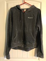 Roxy Gray Cropped Sweatshirt Photo 0