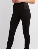 ZARA Elastic Panel Leggings Photo 0