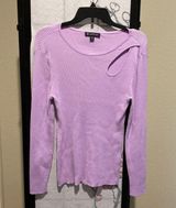 INC  long sleeve Sweater cutout on shoulder Photo 0