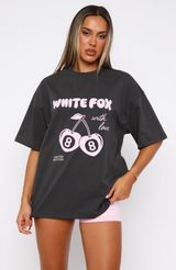 White Fox With Love Cherry Limited Edition Tee Photo 0